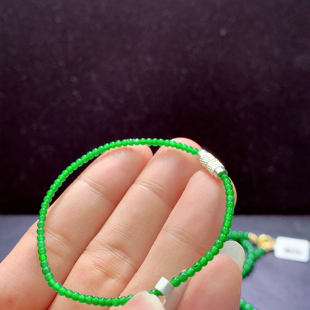 翡翠手链未镶嵌项链