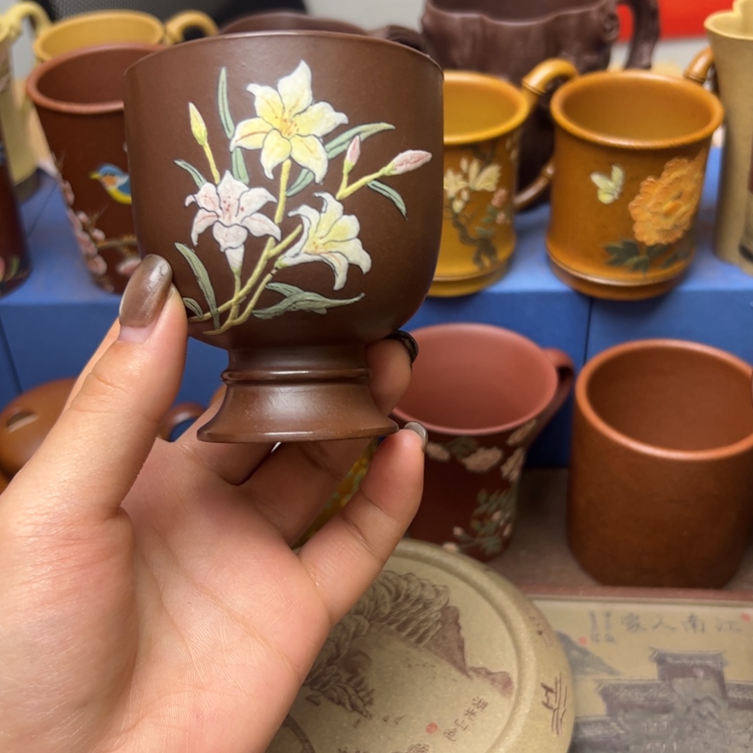 紫砂茶案紫砂主人杯150c c