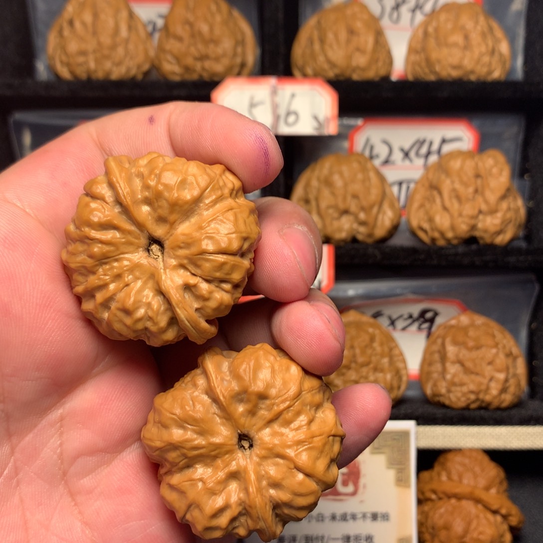 十***倍文玩核桃吊坠蛤蟆头40
