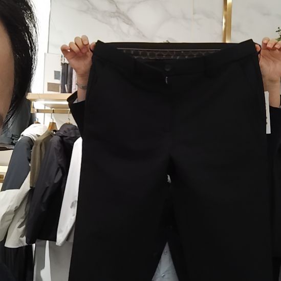 23DHJ-XD2802黑蓝休闲裤