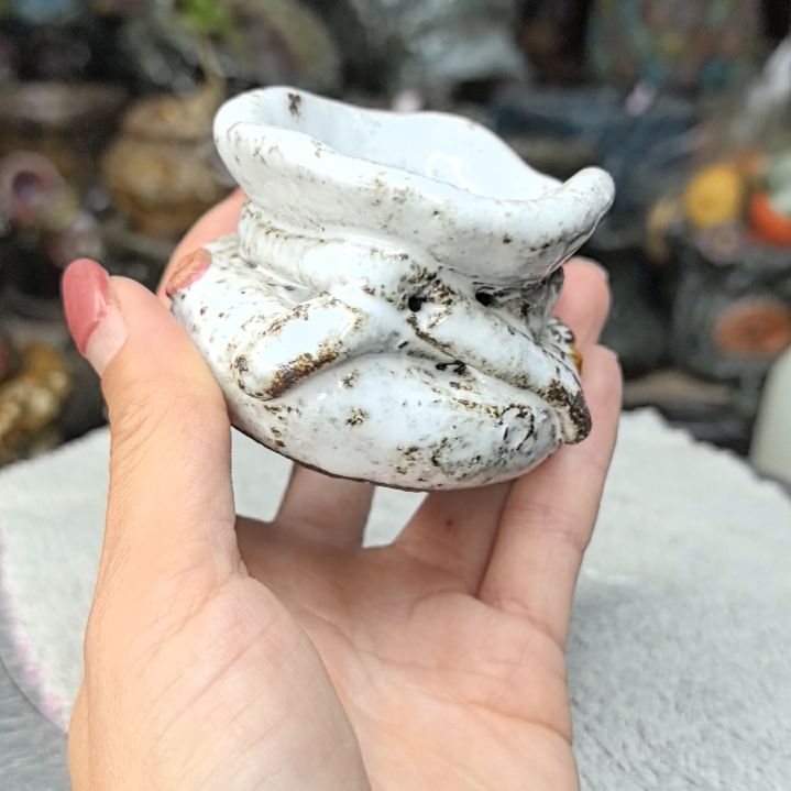 红陶粗沙陶手工花盆