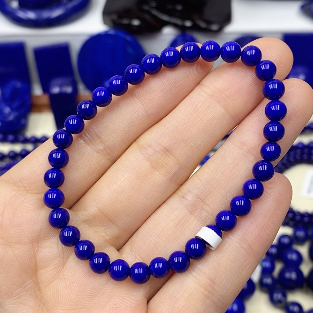 青金石手链未镶嵌汢*