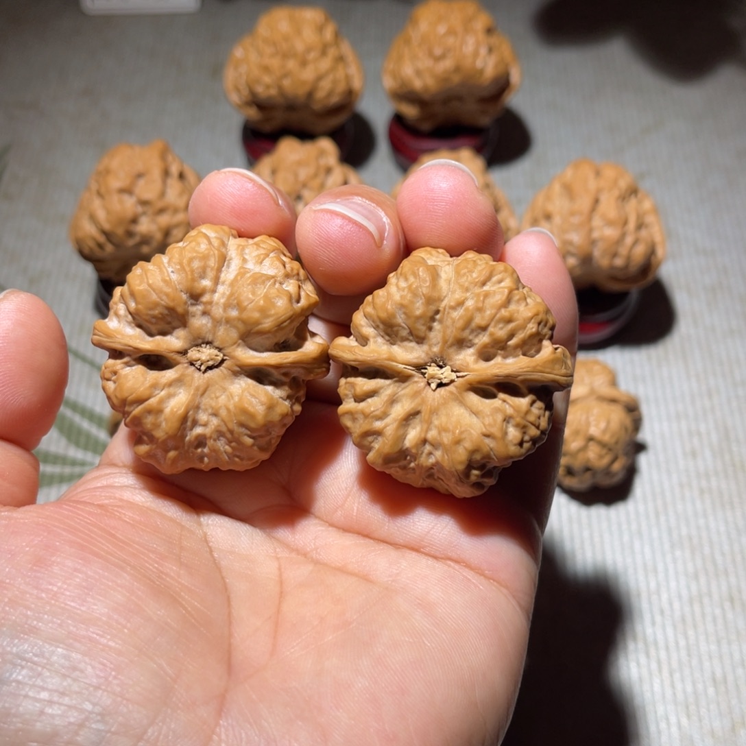 一***人吊坠文玩核桃37.5昌平蛤蟆头直播间选购