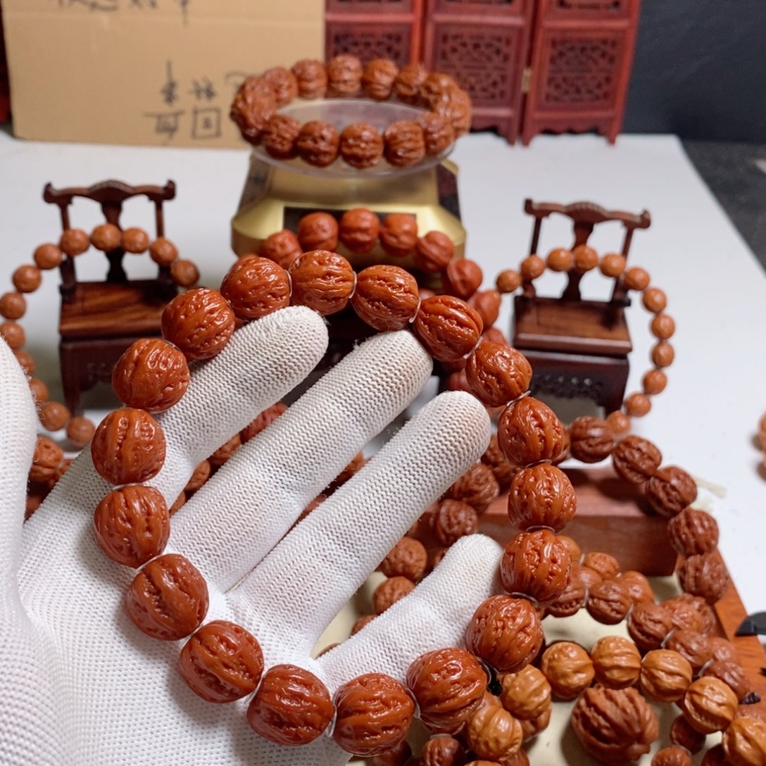 叶***哥文玩核桃手串尺寸15