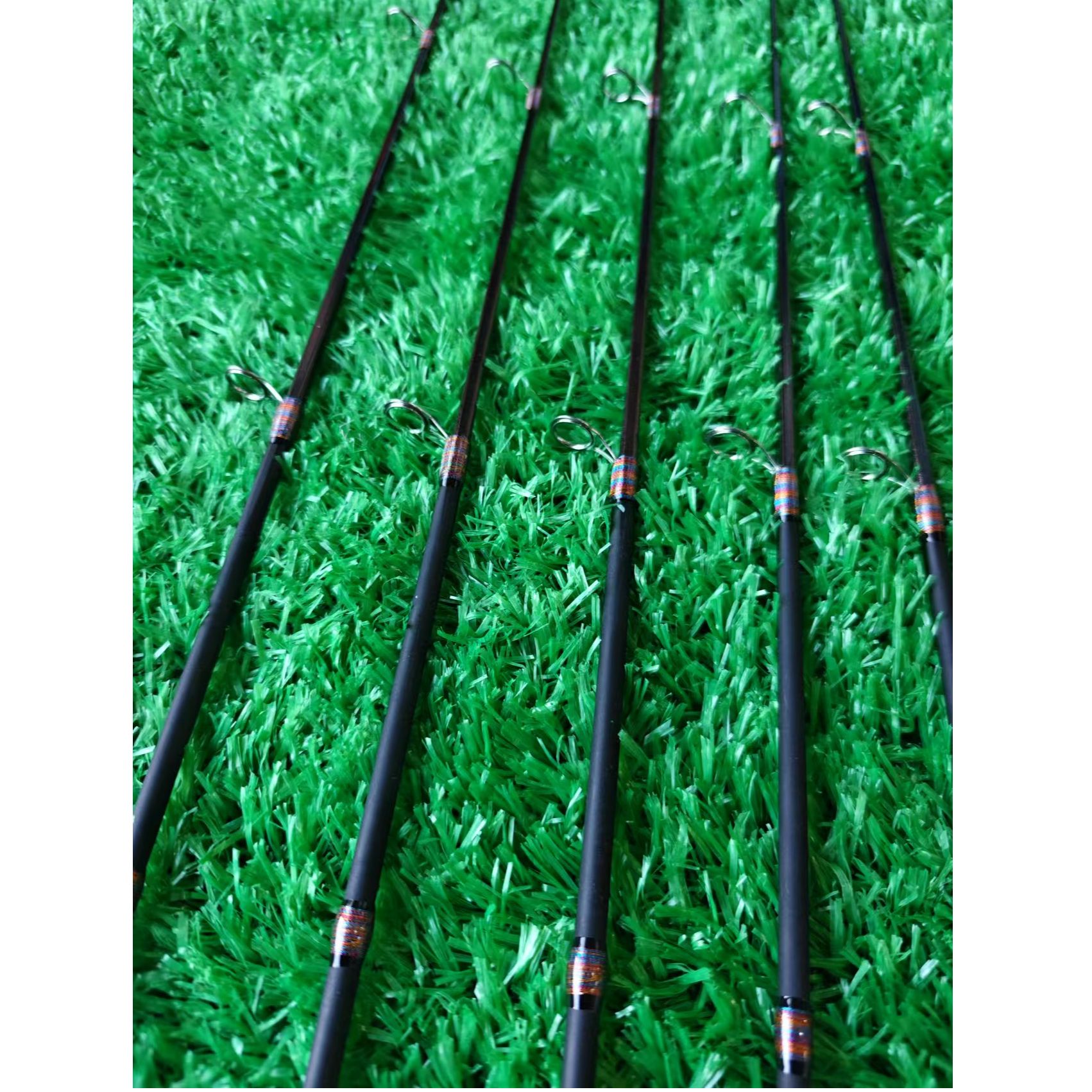 加长款冰钓竿稍变色龙 碳素超轻超硬扁竿稍6mm 口径