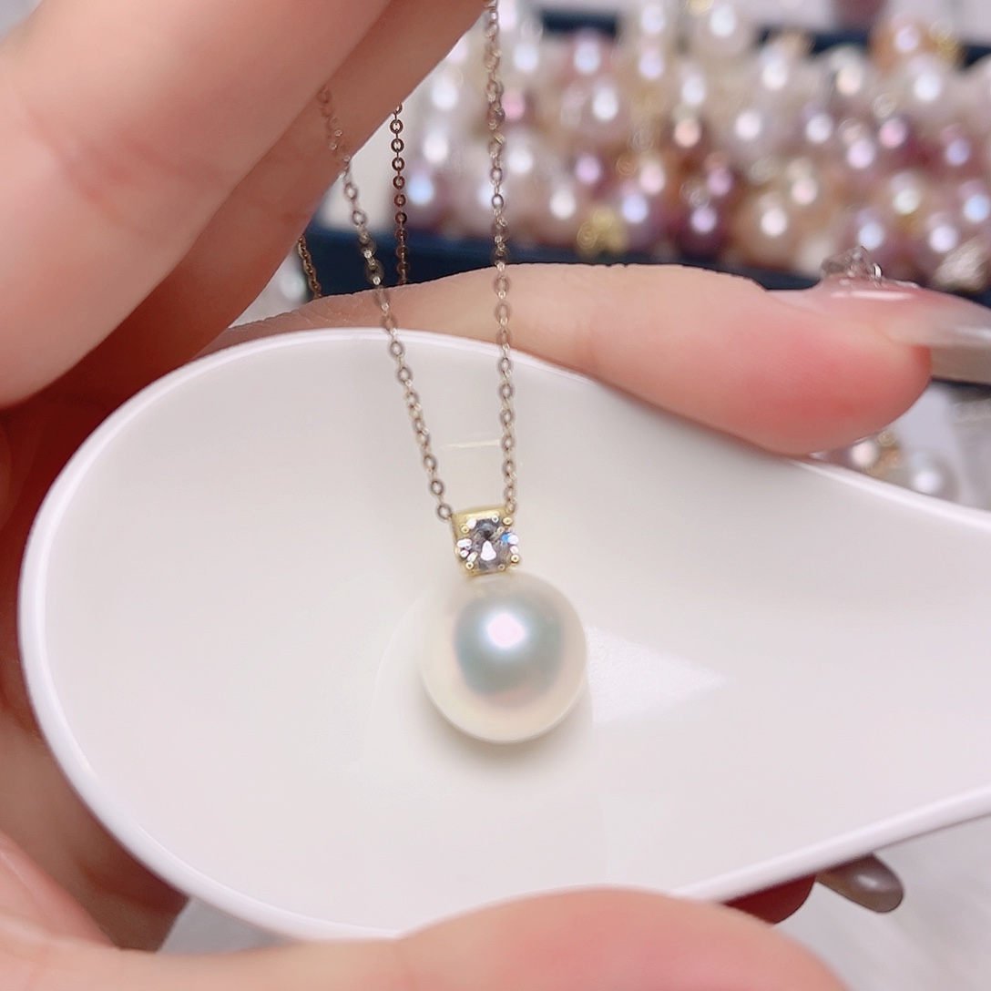 淡水珍珠未镶嵌吊坠(赠链)