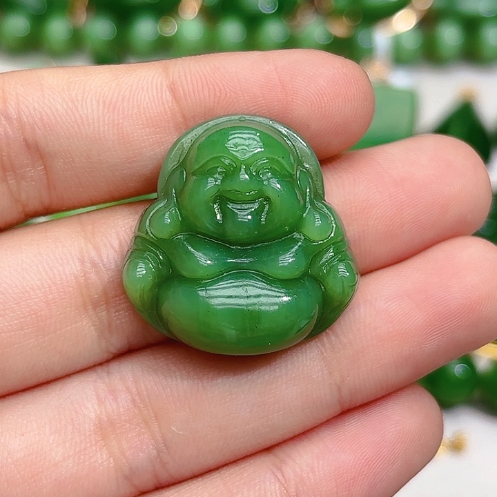 和田玉（碧玉）颈饰未镶嵌