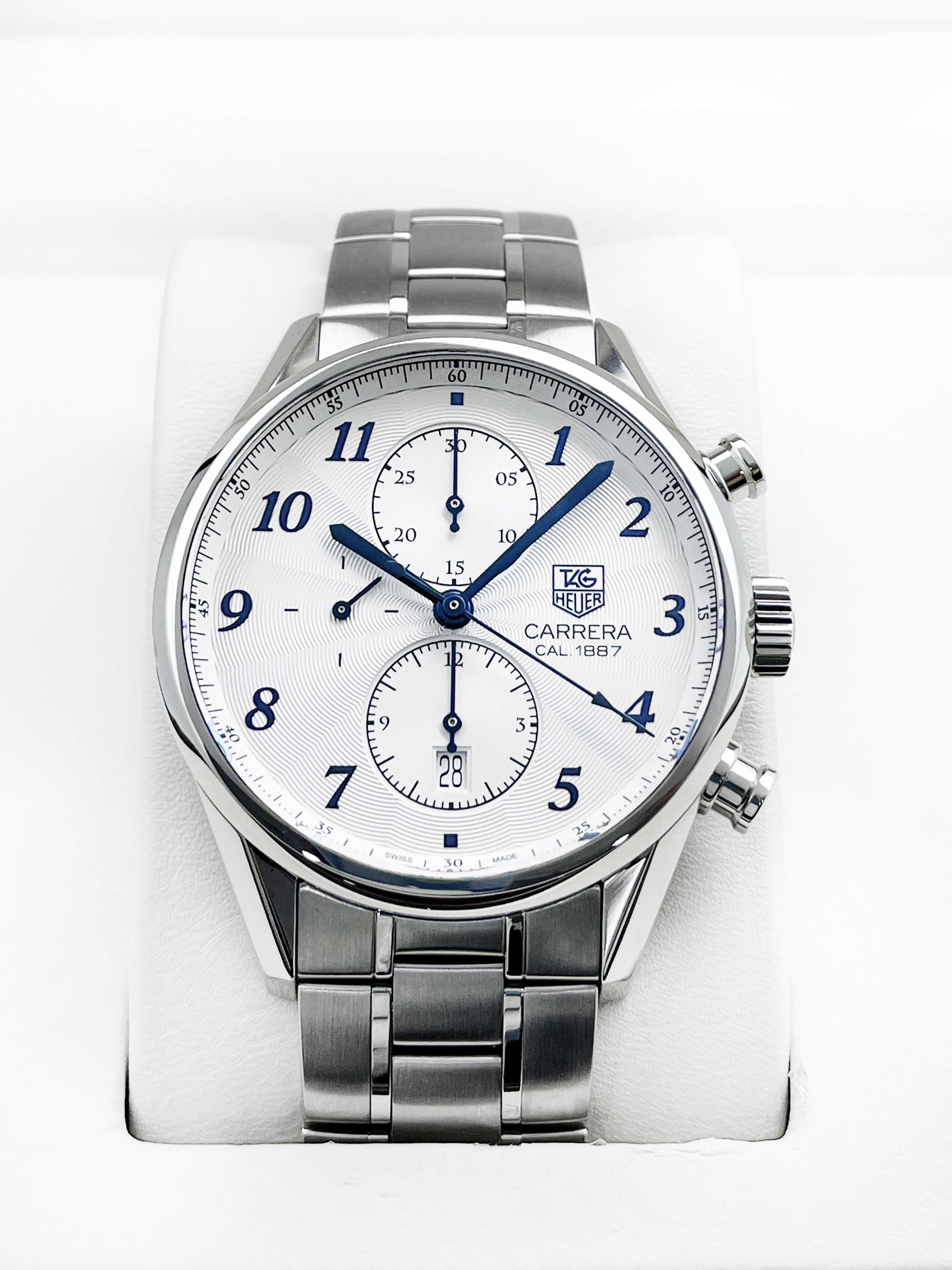 99新 TAG Heuer/泰格豪雅 云时臻品/卡莱拉系列/盒子/说明书/41mm