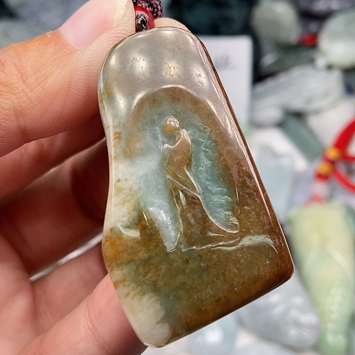 未镶嵌挂件翡翠翡翠