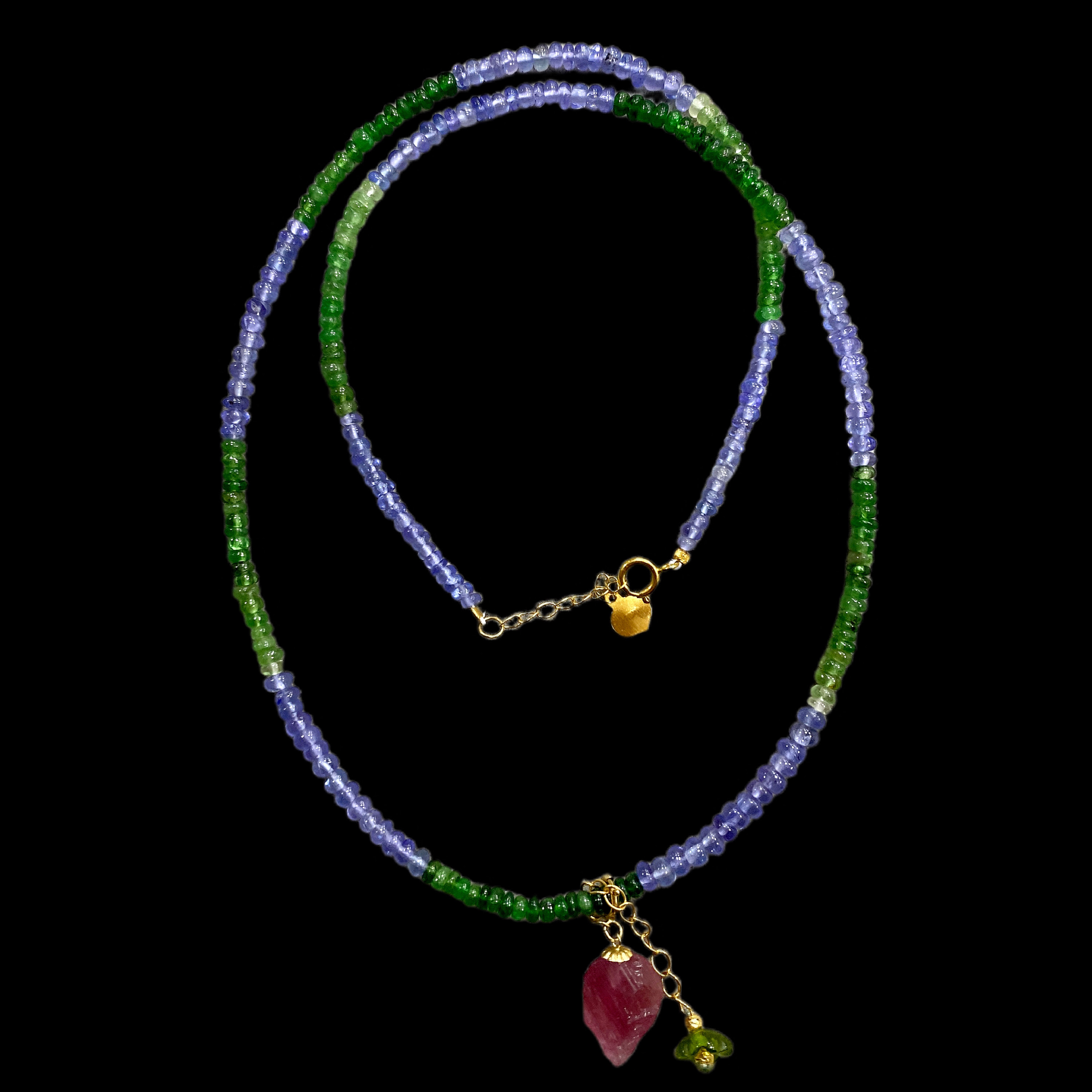 N4876沙弗来项链18K多样性发一