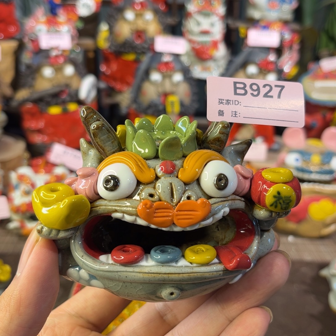 泥塑纯手工茶宠摆件