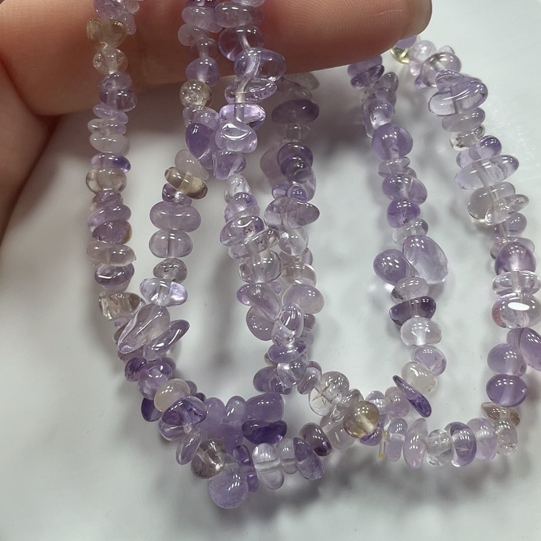 未镶嵌水晶手串薰衣草碎冰冰多样性发一