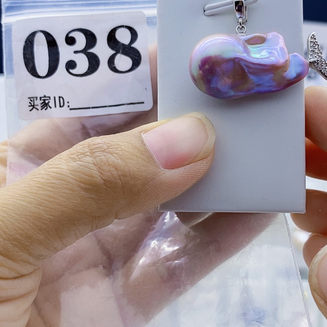 颈饰钛钢淡水珍珠