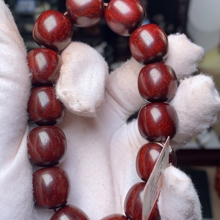 小叶紫檀手串/手链原汁原味15/15老型 5A+泥料特价款