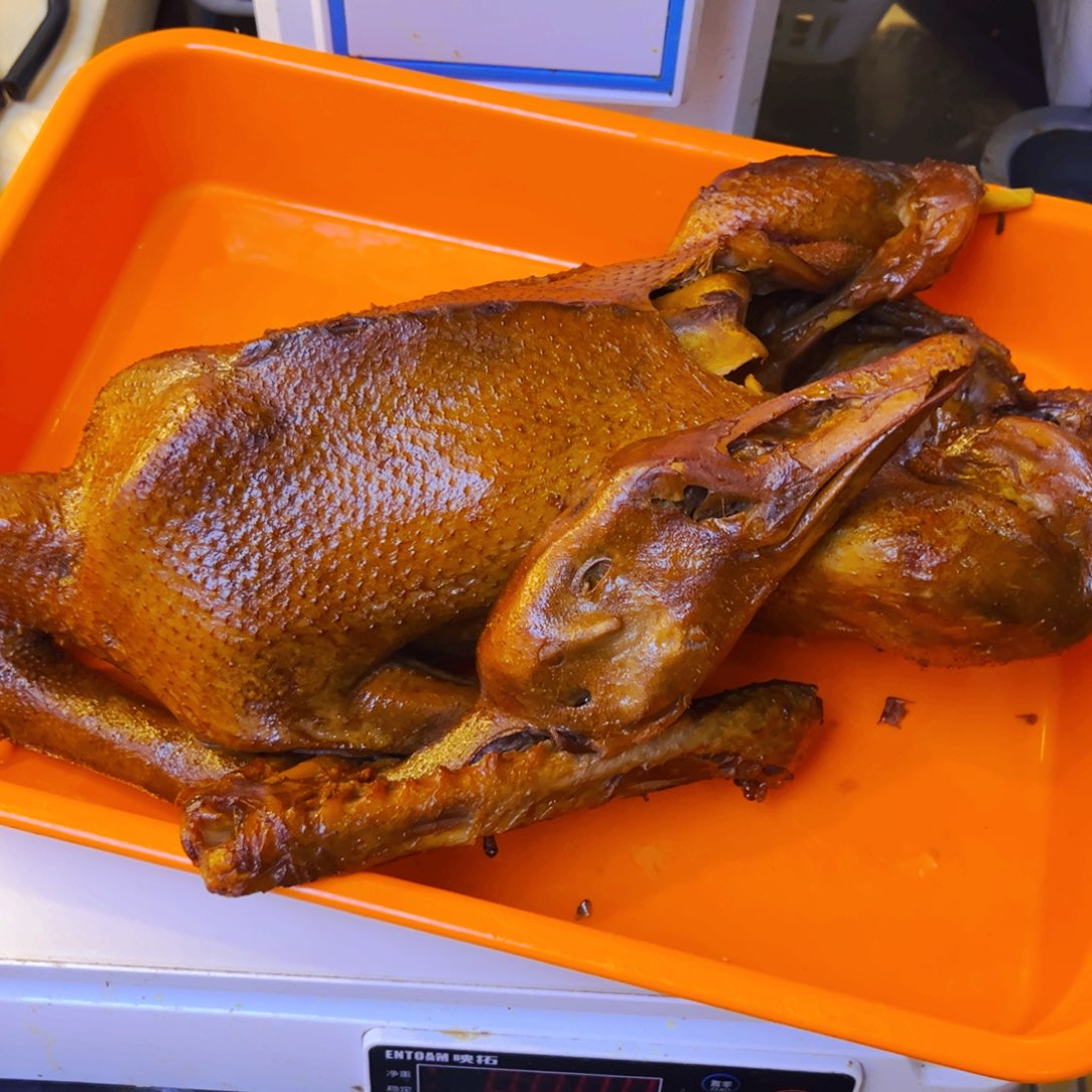 1整只对起青烤鹅88顺丰