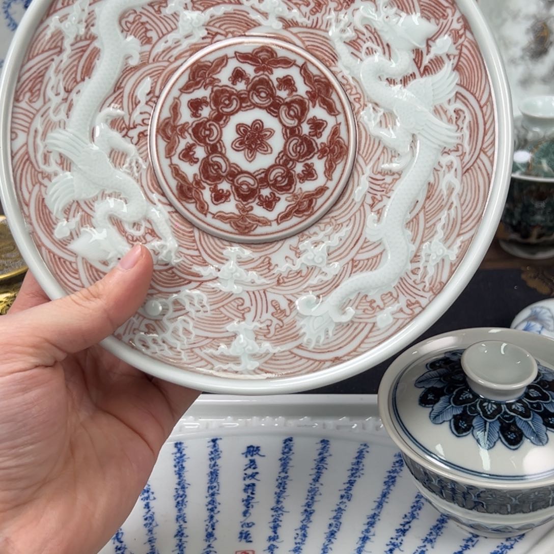 瓷片?*源景德镇手工手绘陶瓷