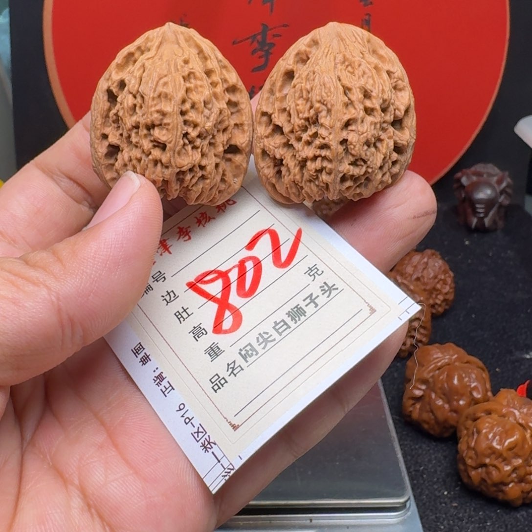 文玩核桃把件36高将