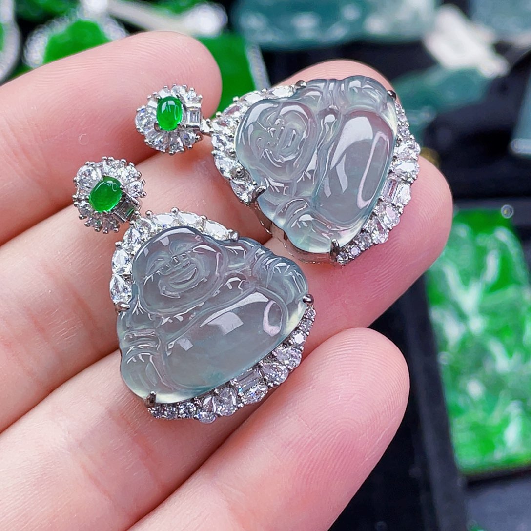 翡翠未镶嵌颈饰529