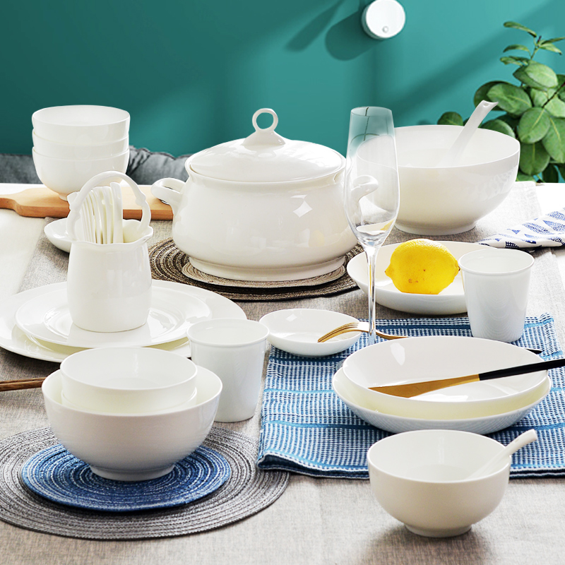 【山西骨瓷外贸仓】骨瓷瓷餐具折扣店大瑕福利品（不退不换）D001