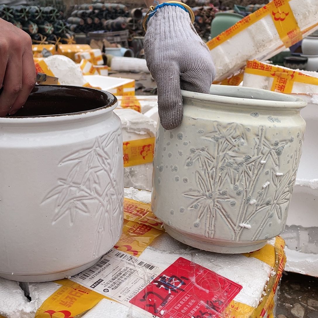 红陶宜兴紫砂花盆16/18