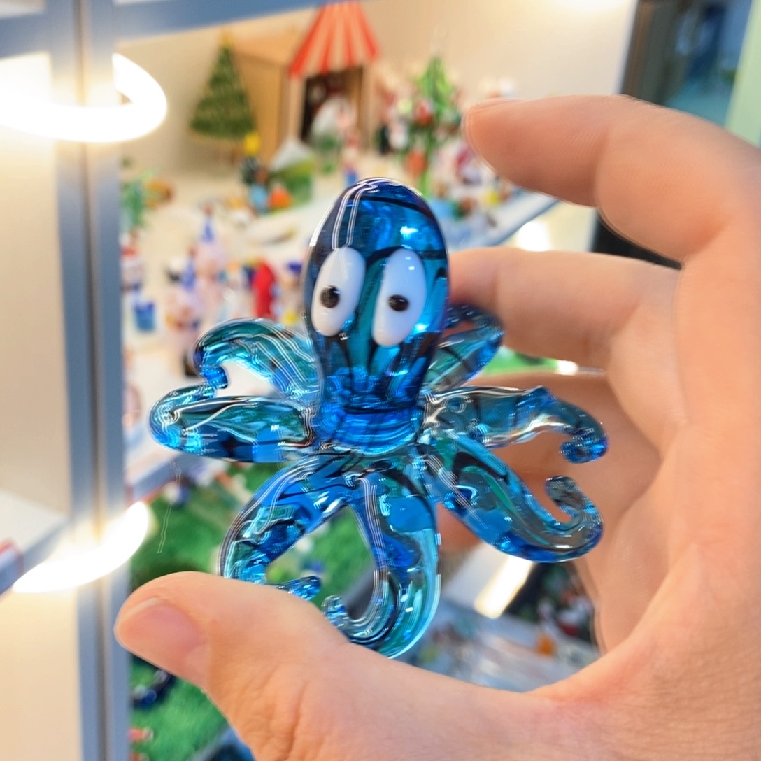 琉璃手工艺品章鱼