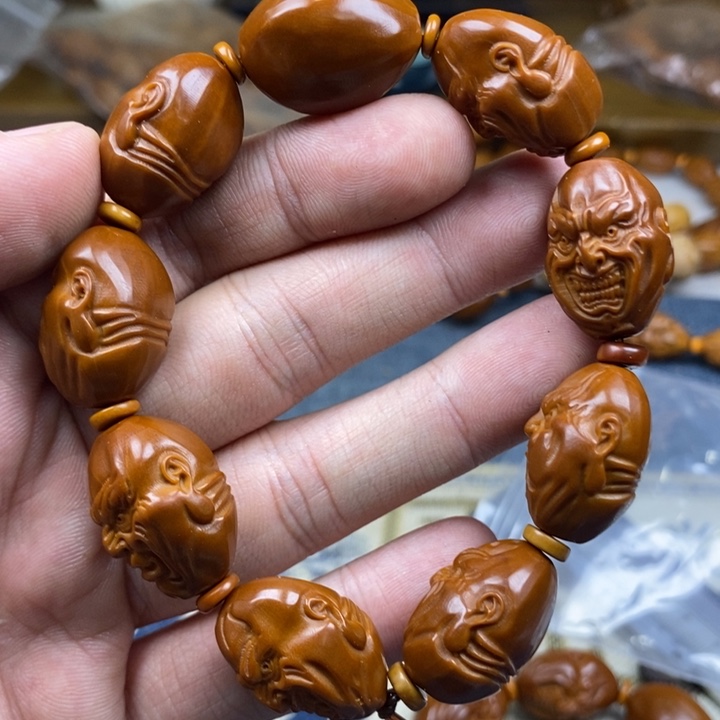 橄榄核手串/手链橄榄核雕工艺手串