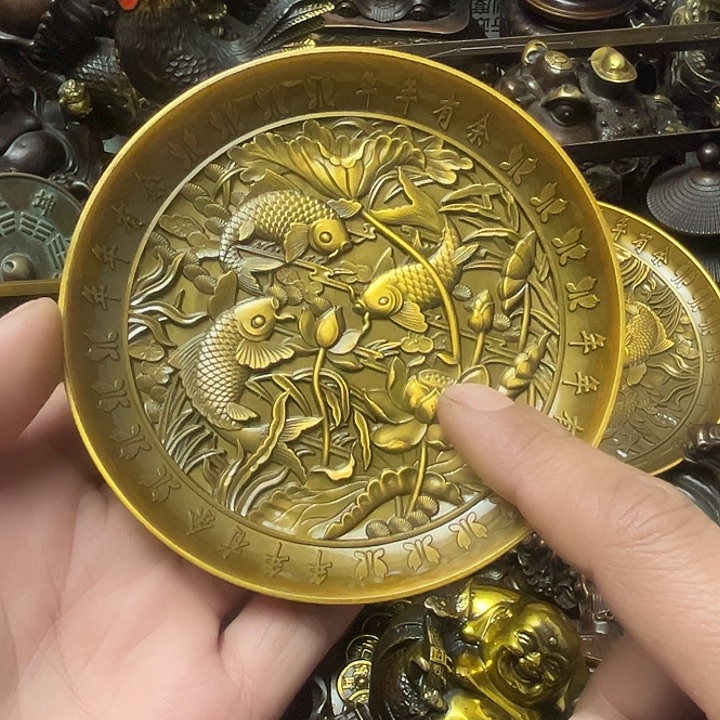 顺顺利利，铜器摆件