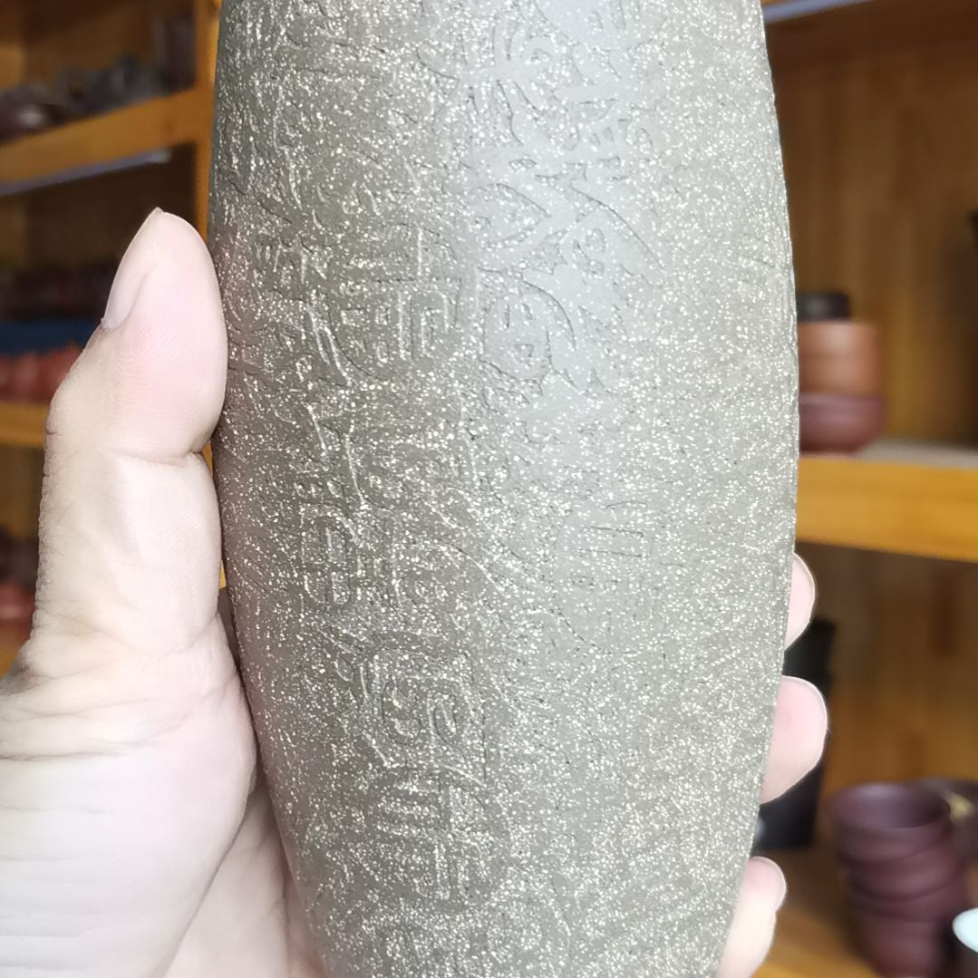 茶杯紫砂青段百福杯