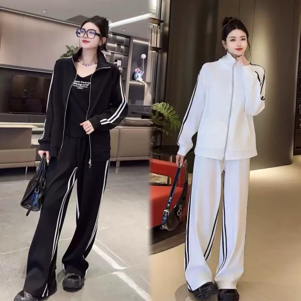 小众设计感时尚休闲运动套装两件套2025春季新款外套套装韩版