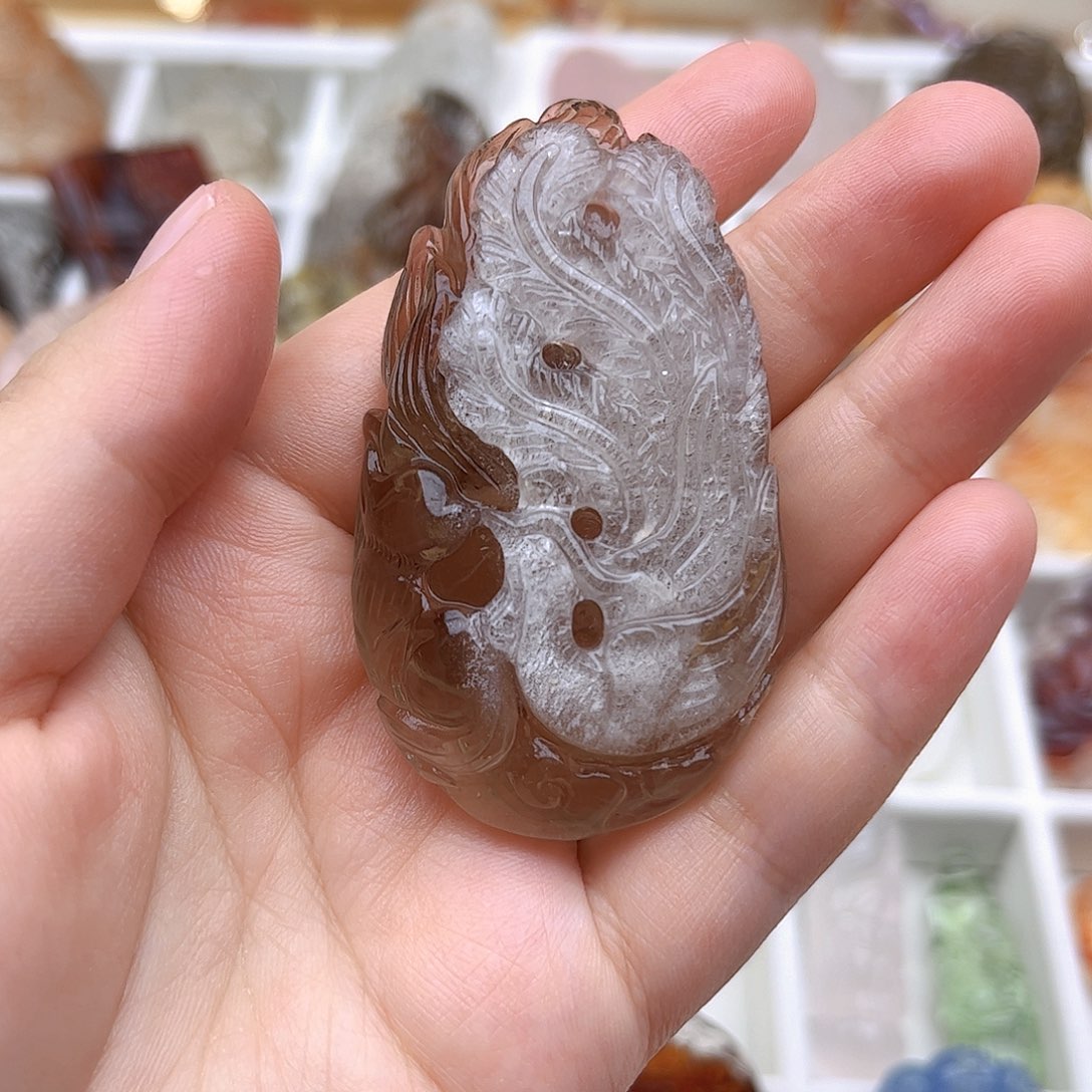 水晶吊坠(不含链)未镶嵌