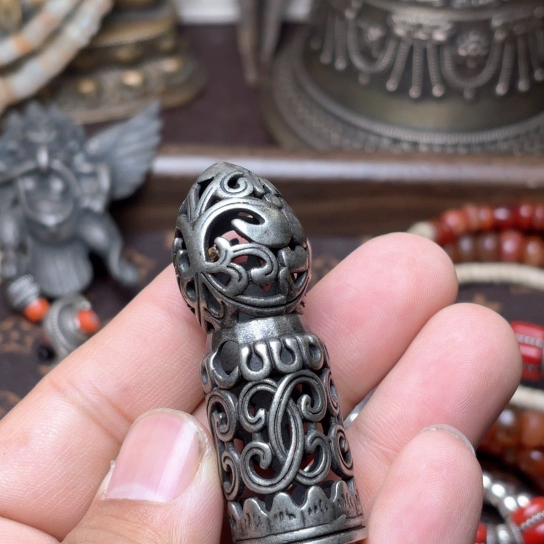 铜星月菩提挂件菩提