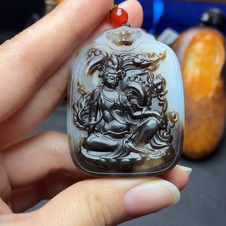 和田玉玉石挂件N1227拍一发一