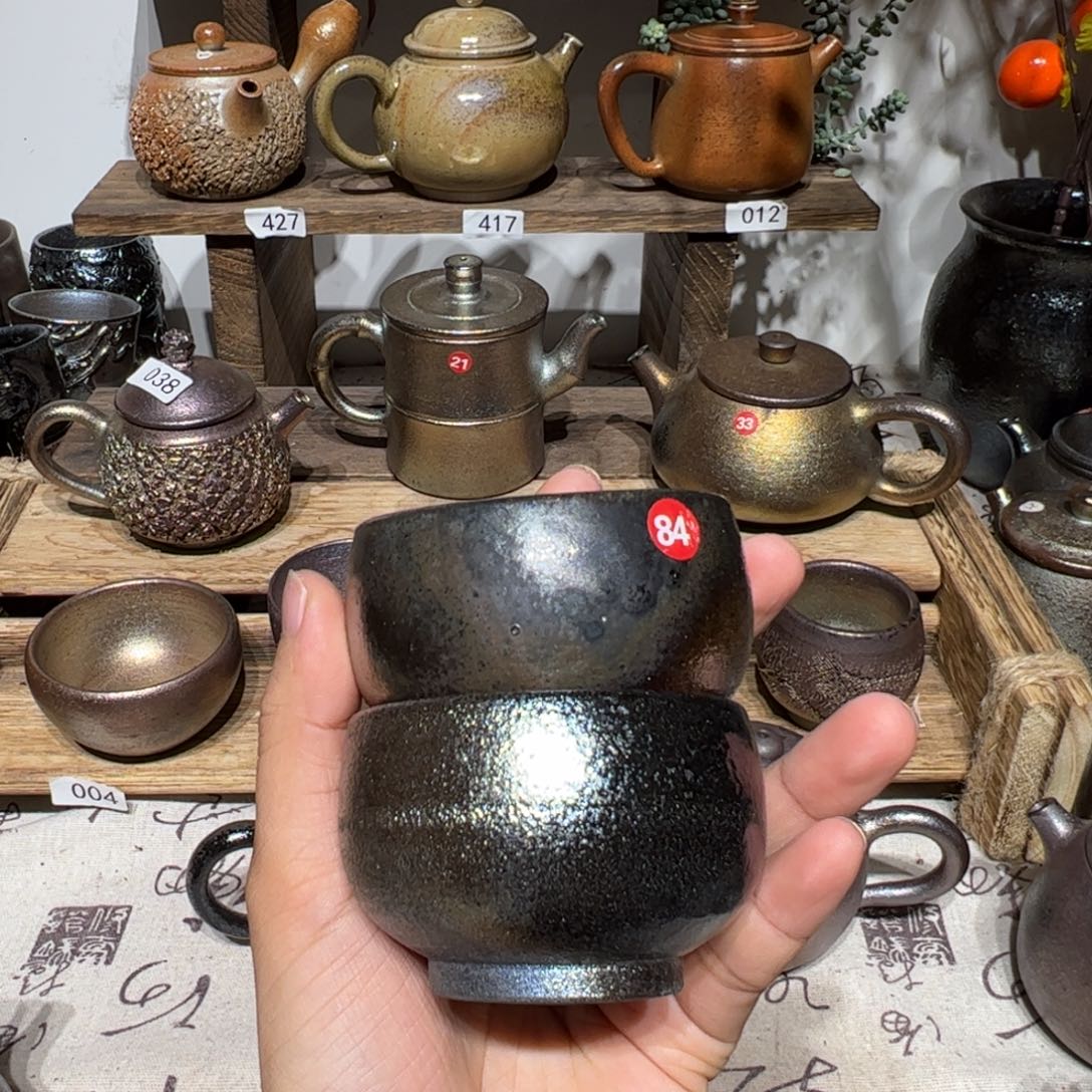 思**睿建水紫陶紫泥柴烧杯