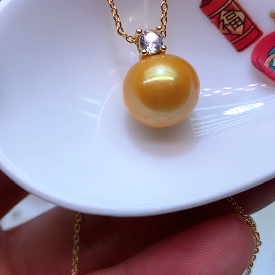 淡水珍珠耳饰银S925镶嵌