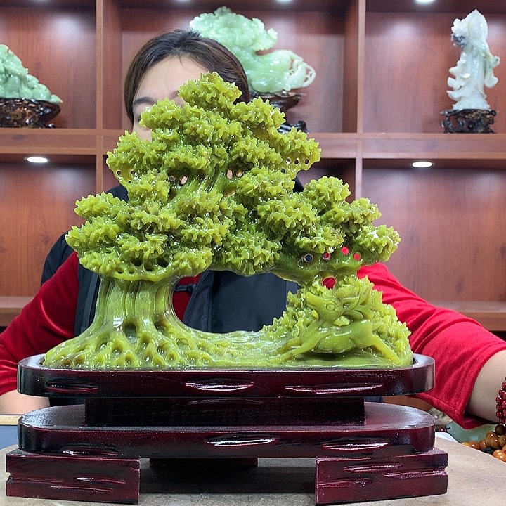 【闪购商品】蛇纹石玉（覆膜）珠宝奇石未镶嵌衡