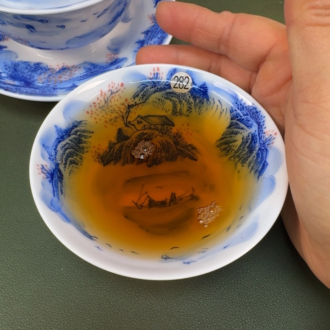 陶景德镇纯手绘茶具圆圆282