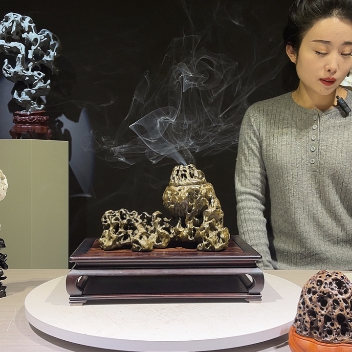 拼**子太湖石太湖石摆件