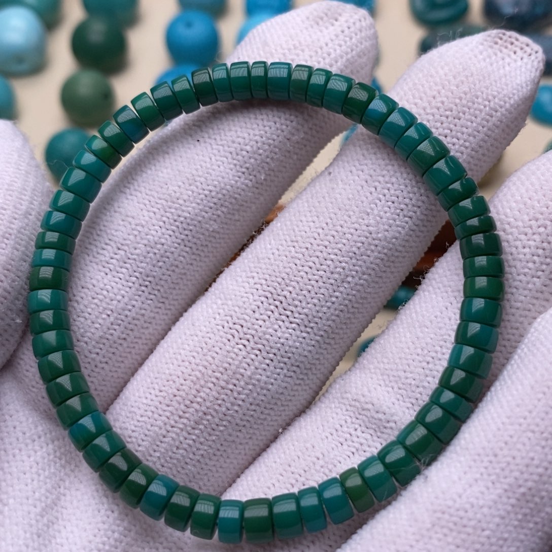 S***绿松石未镶嵌绿松石直切