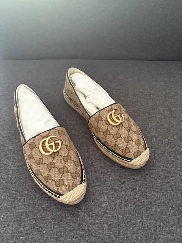 未使用 GUCCI/古驰 男款透气时尚渔夫鞋