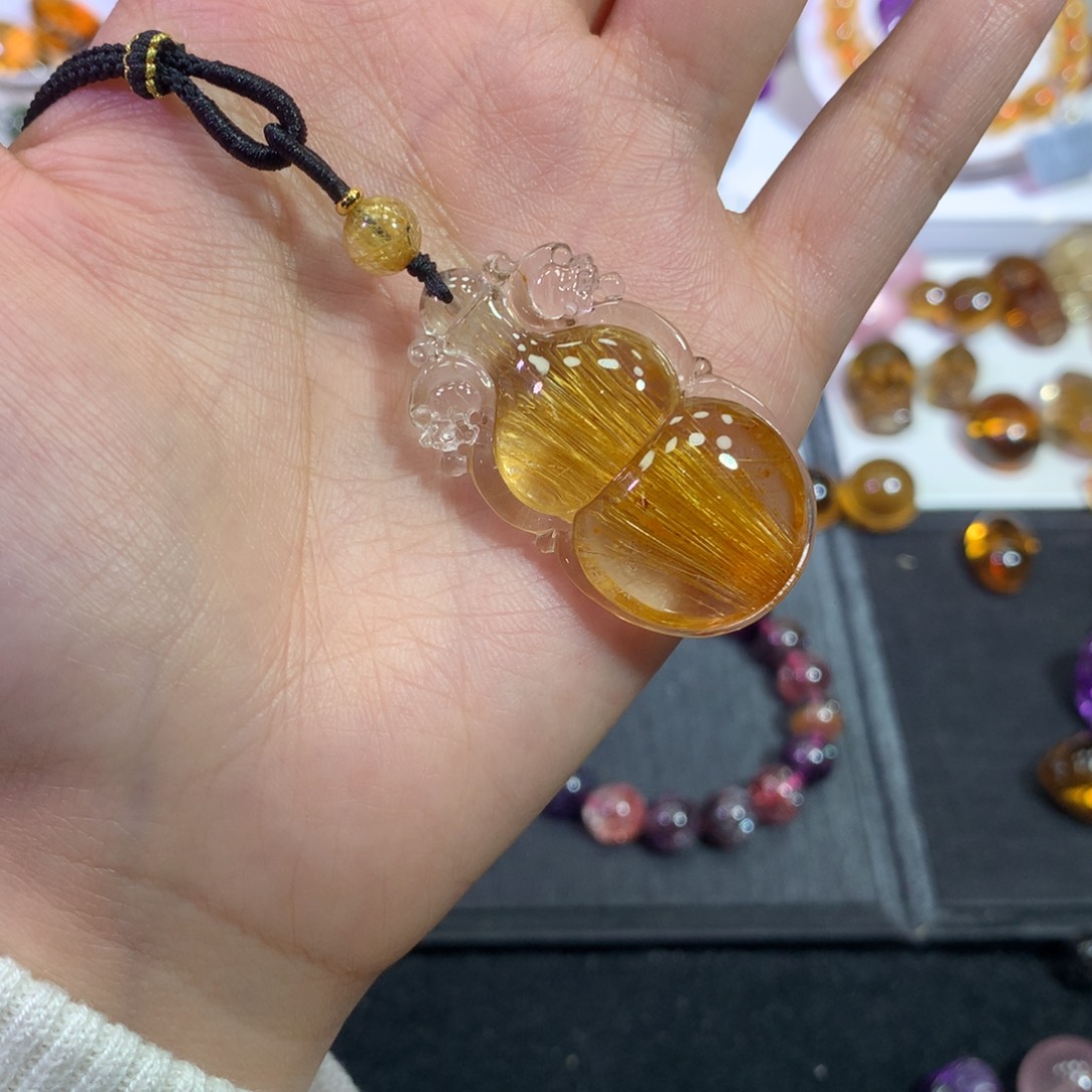 水晶颈饰未镶嵌天然