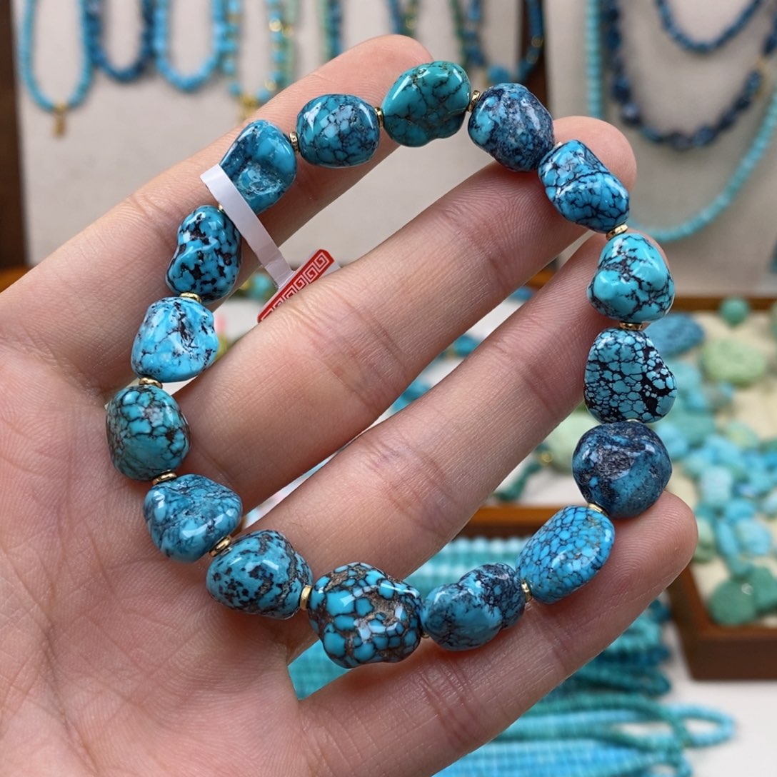 绿松石未镶嵌手串