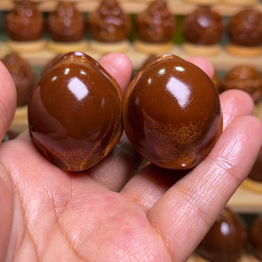 橄榄核手串/手链元宝富甲一对