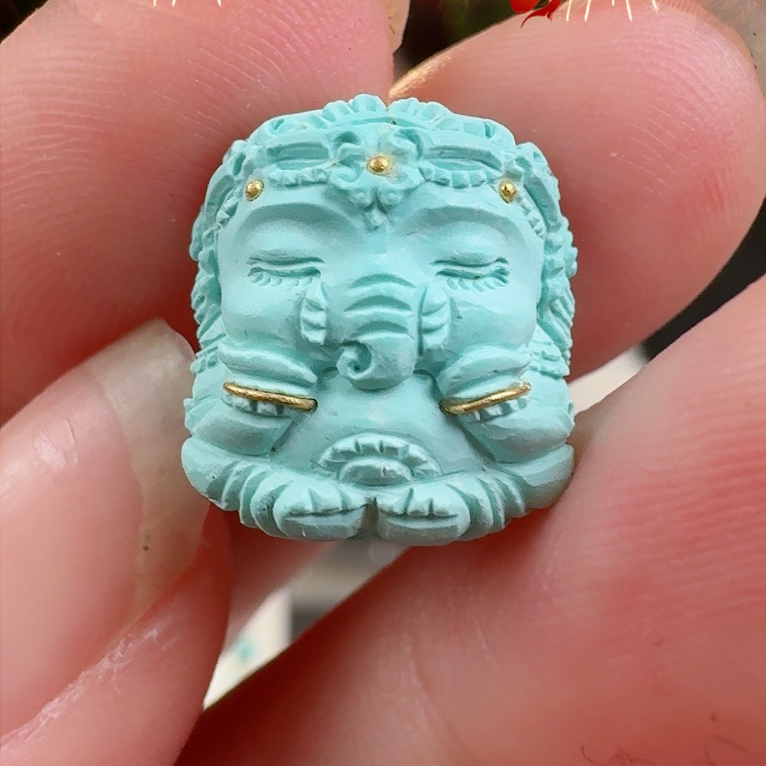 绿松石珠宝奇石未镶嵌