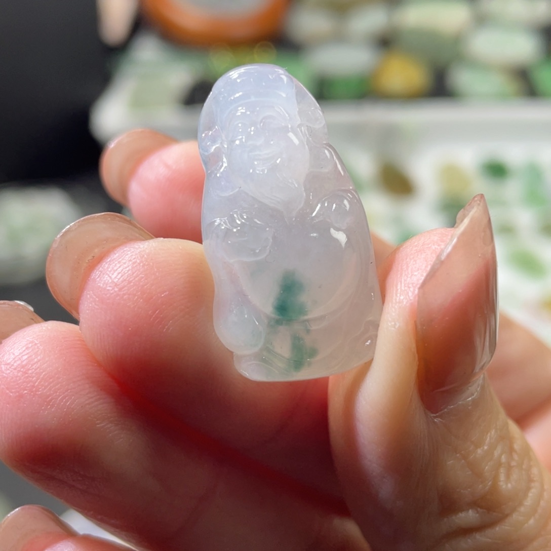 颈饰未镶嵌翡翠财爷