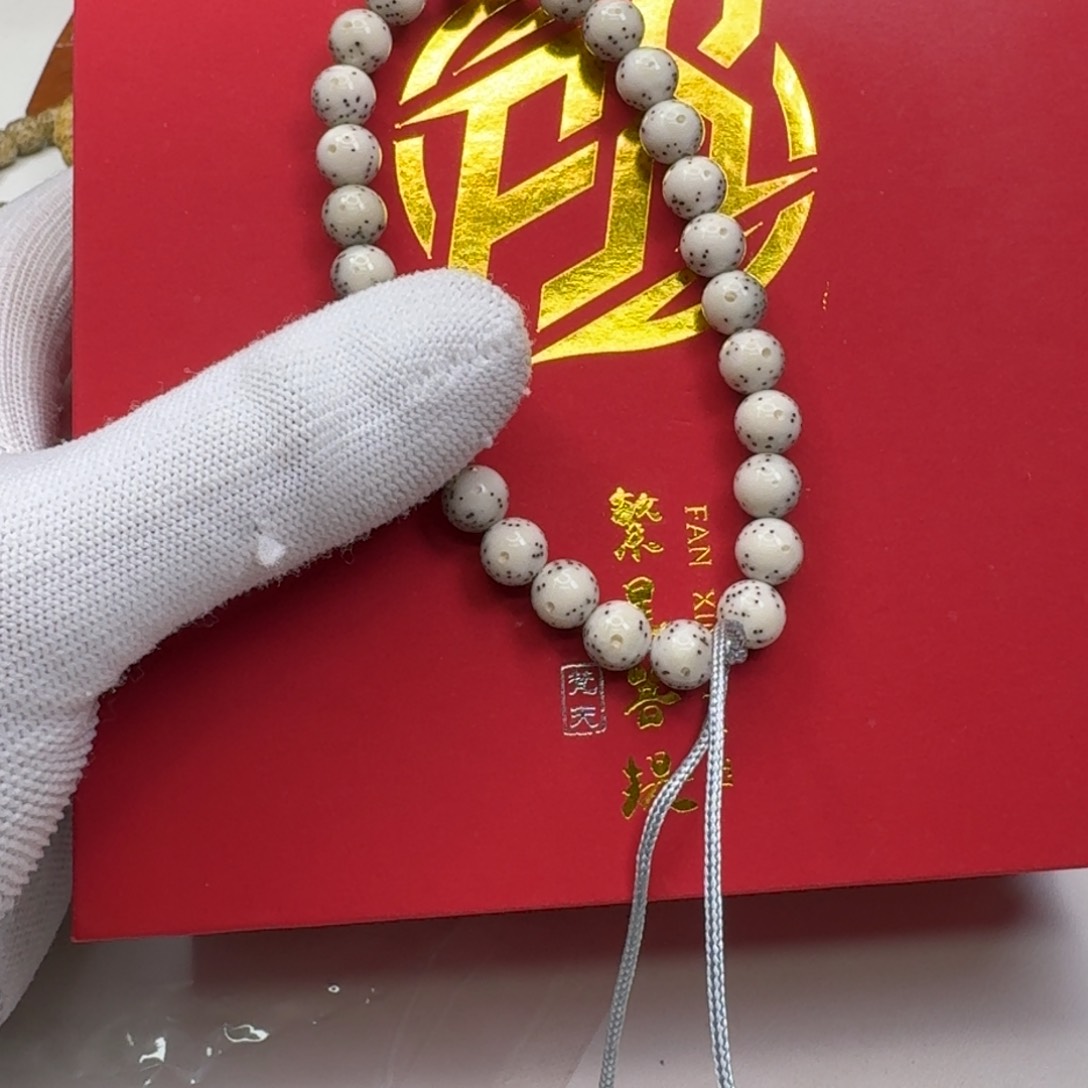 星月菩提手串18梵天糯冰大眼睛一线天8左右圆手持