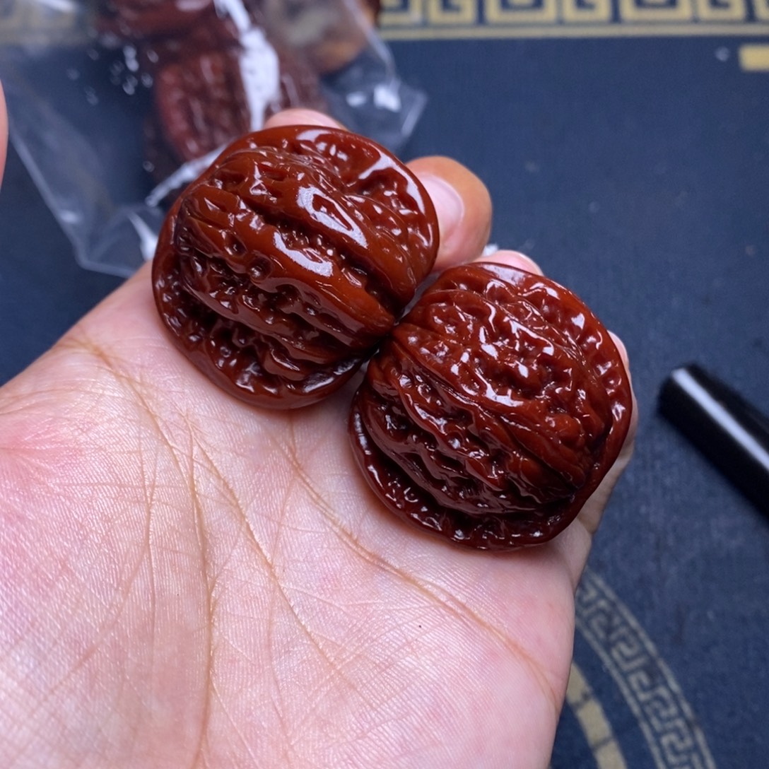 文玩核桃吊坠四座楼36