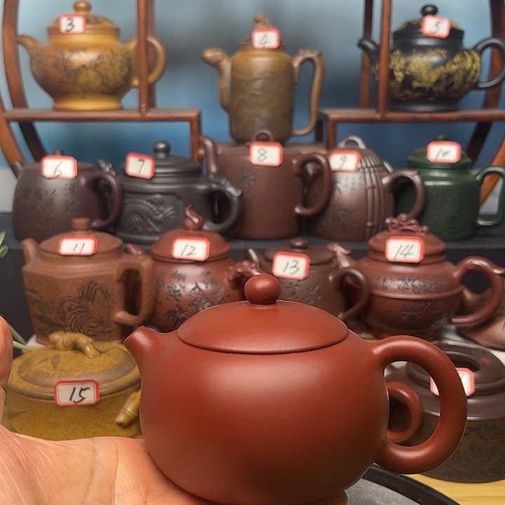 茶壶紫砂微瑕不带证书礼盒200cc