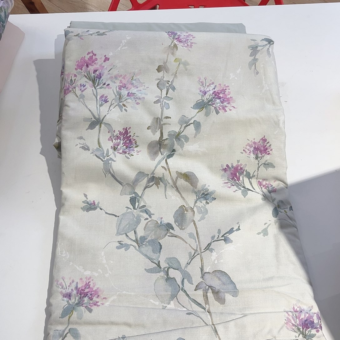 天丝棉柔雾紫花220*240