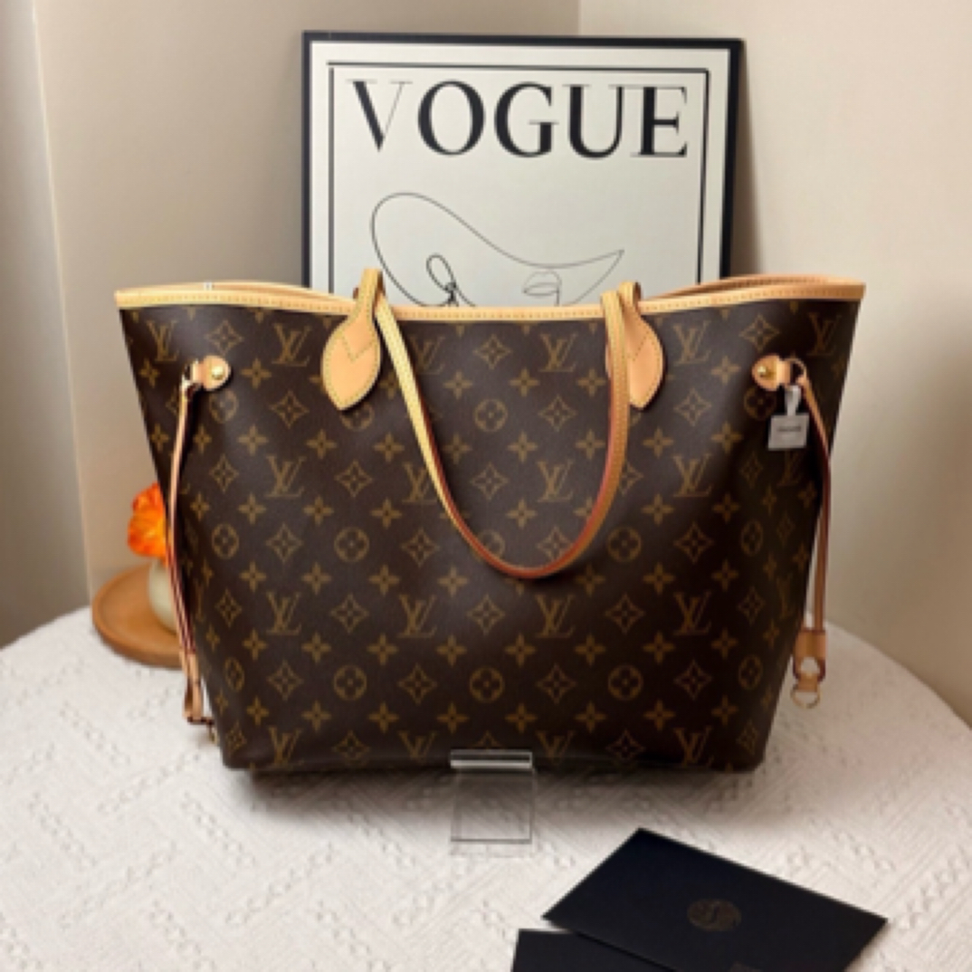 95新 LV neverfull 老花 /JW4980