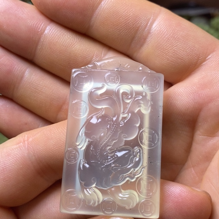 岫玉天然岫玉挂件未镶嵌